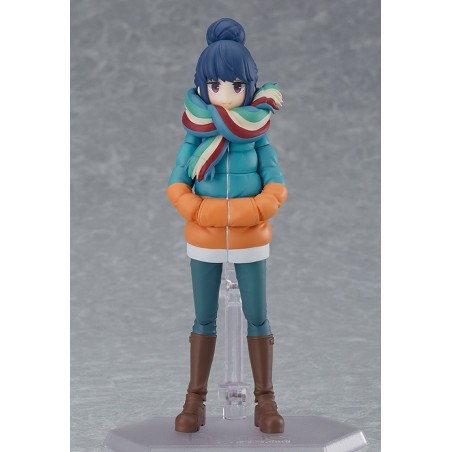 Laid-Back Camp: Rin Shima Deluxe Figma 13 cm