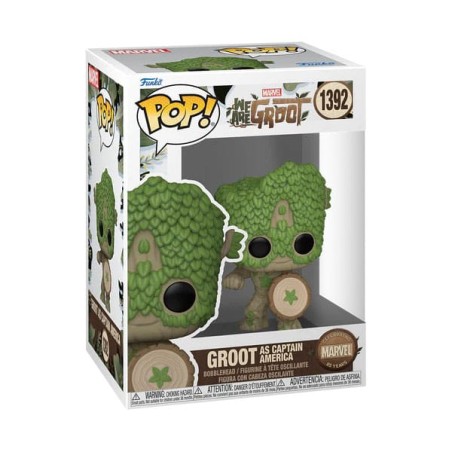 Funko Pop! Marvel: Groot as Captain America