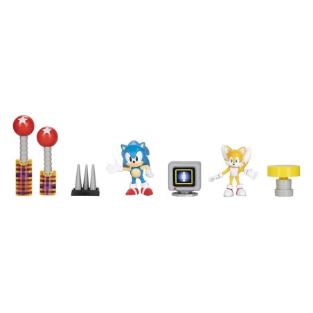 Sonic The Hedgehog: Diorama Set with Sonic & Tails