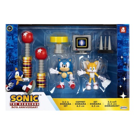 Sonic The Hedgehog: Diorama Set with Sonic & Tails