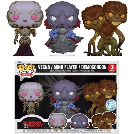 Funko Pop! Games: Dungeons & Dragons - Villains 3-pack