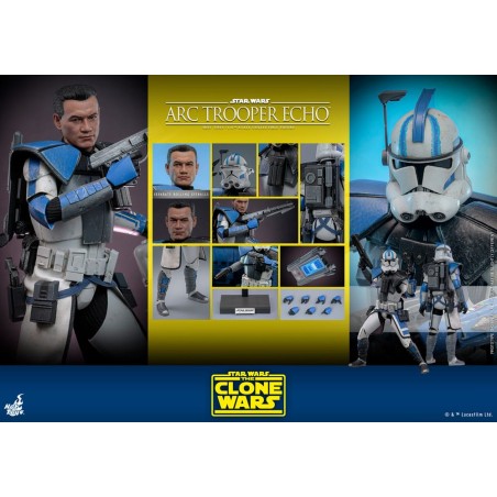 Hot Toys Star Wars: Arc Trooper Echo (The Clone Wars) 1:6 Scale