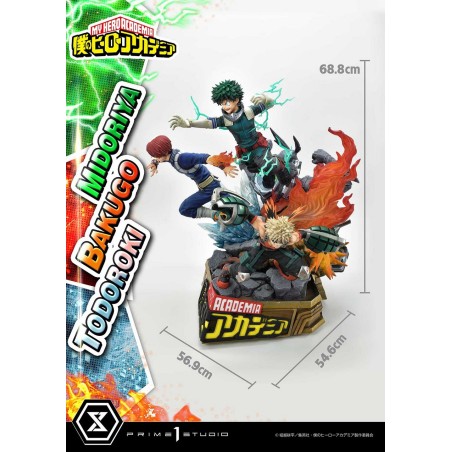 My Hero Academia: Deluxe Midoriya with Bakugo and Todoroki