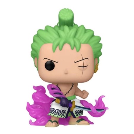 Funko Pop! Anime: One Piece - Roronoa Zoro with Enma (Glow)