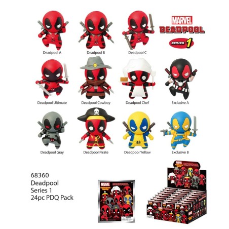 Marvel: Deadpool 3D Mystery Bag Clip (1 stuk - 1 piece)