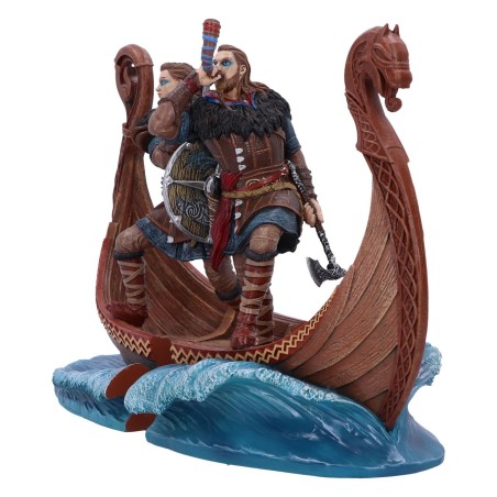 Assassin's Creed Valhalla: Eivor on Longship Bookends 21 cm