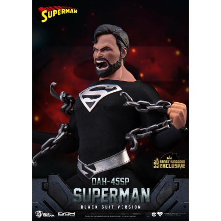 DC Comics: Superman Black Suit 1:9 Scale Figure 20 cm