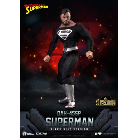 DC Comics: Superman Black Suit 1:9 Scale Figure 20 cm