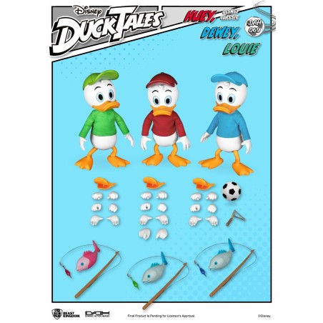 Disney: DuckTales - Huey Dewey and Louie 1:9 Scale Figure Set